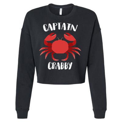 Captain Crabby Cropped Pullover Crew