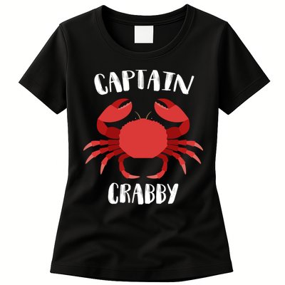 Captain Crabby Womens T-Shirt