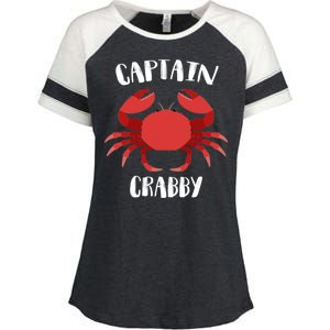 Captain Crabby Enza Ladies Jersey Colorblock Tee