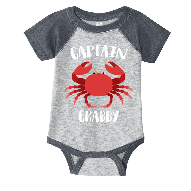 Captain Crabby Infant Baby Jersey Bodysuit