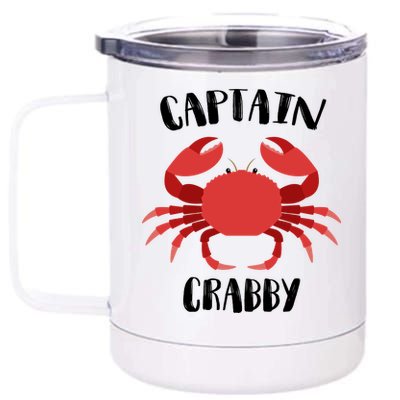 Captain Crabby 12 oz Stainless Steel Tumbler Cup