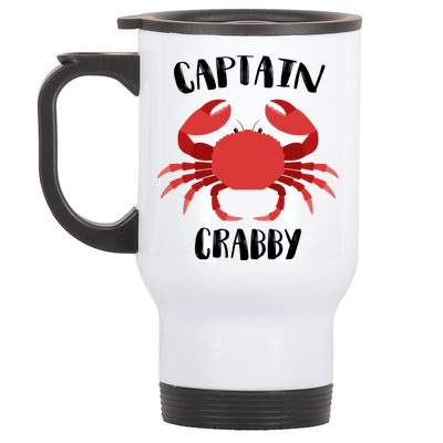 Captain Crabby Stainless Steel Travel Mug