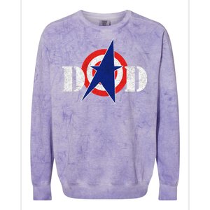 Captain Dad Colorblast Crewneck Sweatshirt