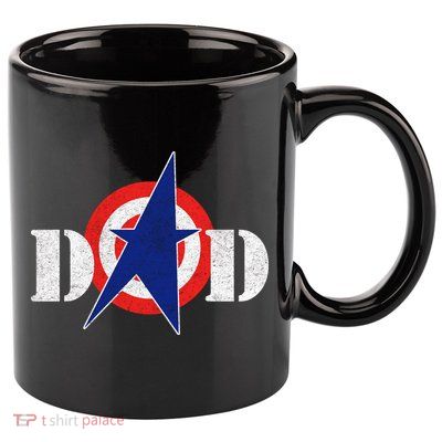 Captain Dad 11oz C Handle Ceramic Mug