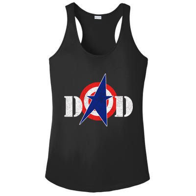 Captain Dad Ladies PosiCharge Competitor Racerback Tank