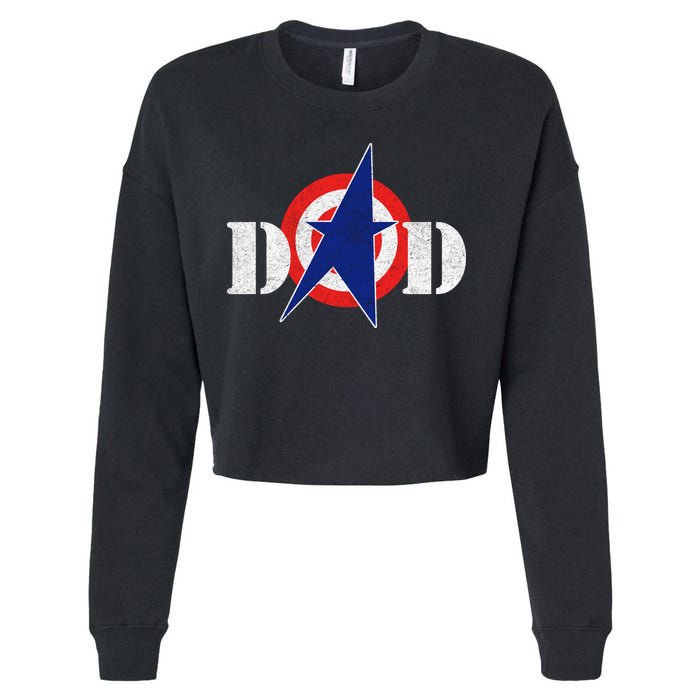 Captain Dad Cropped Pullover Crew
