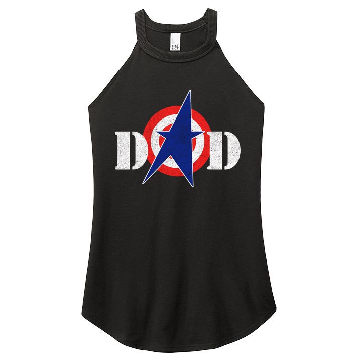 Captain Dad Women's Perfect Tri Rocker Tank