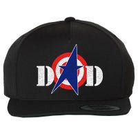 Captain Dad Wool Snapback Cap