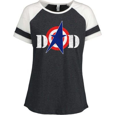 Captain Dad Enza Ladies Jersey Colorblock Tee