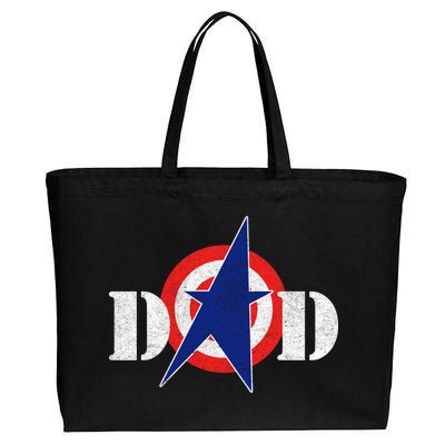 Captain Dad Cotton Canvas Jumbo Tote