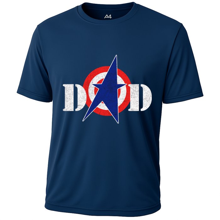 Captain Dad Cooling Performance Crew T-Shirt