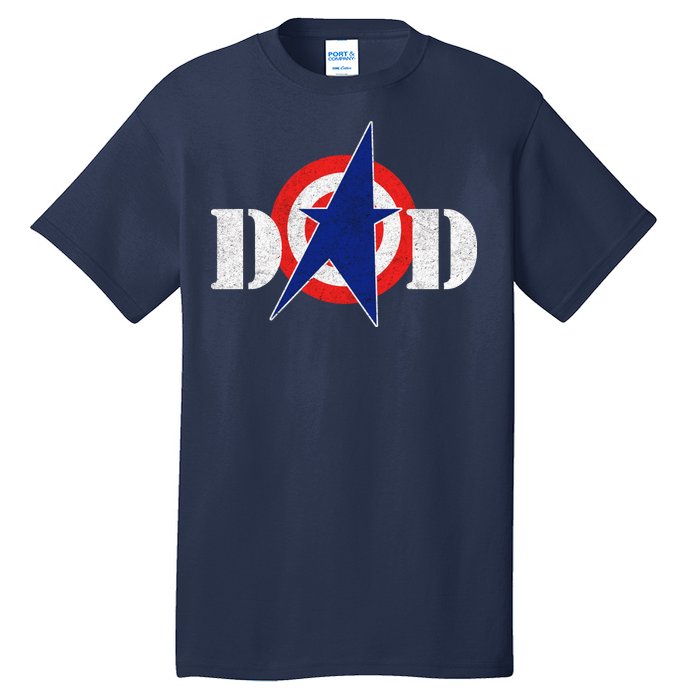 Captain Dad Tall T-Shirt