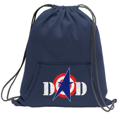 Captain Dad Sweatshirt Cinch Pack Bag