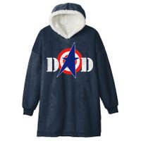 Captain Dad Hooded Wearable Blanket