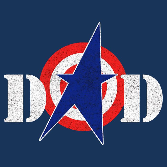Captain Dad Drawstring Bag