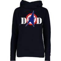 Captain Dad Womens Funnel Neck Pullover Hood