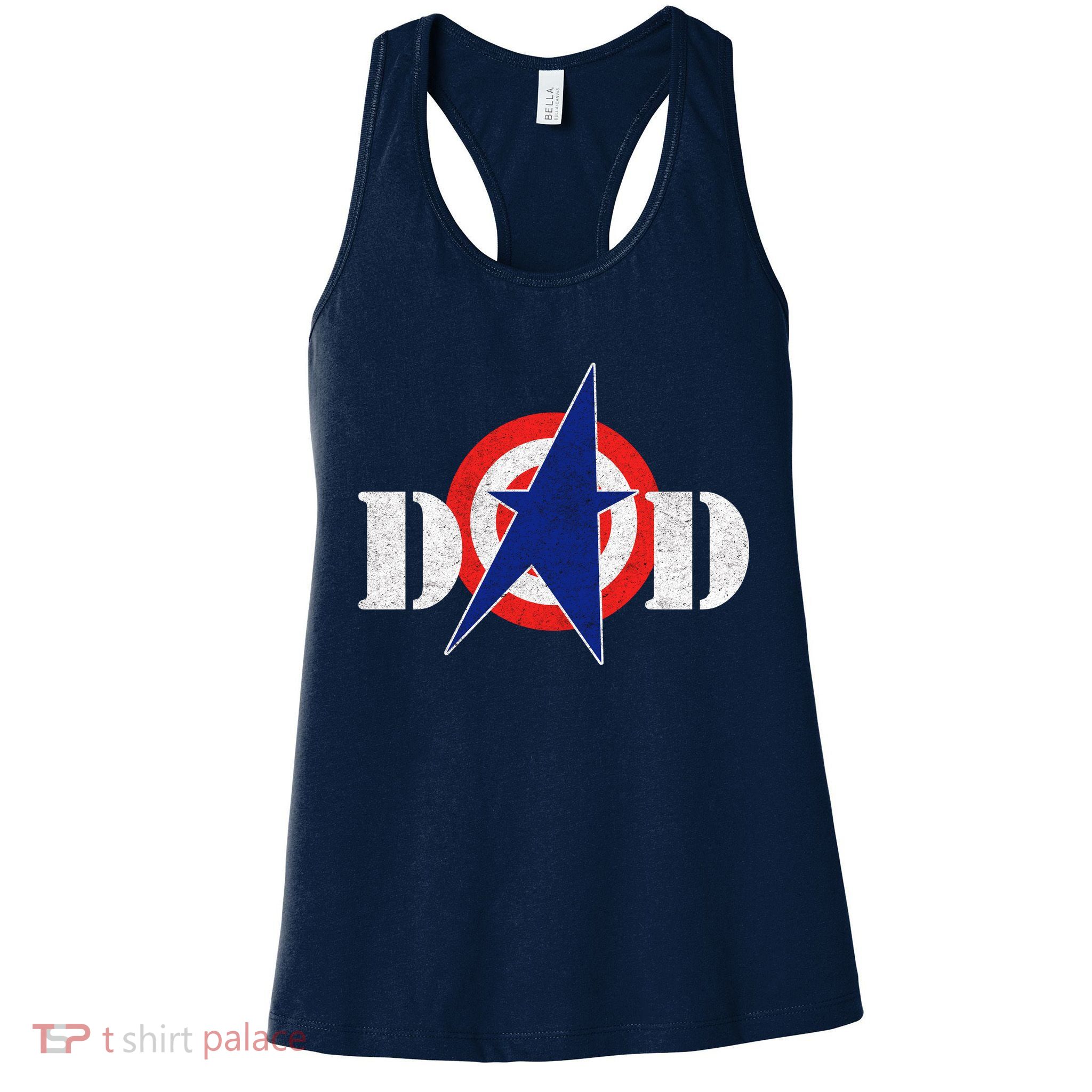 Captain Dad Women's Racerback Tank