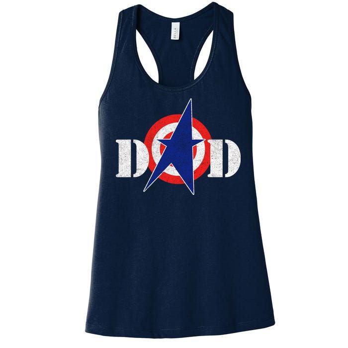 Captain Dad Women's Racerback Tank