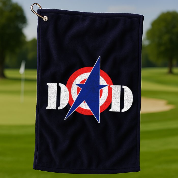 Captain Dad Golf Towel