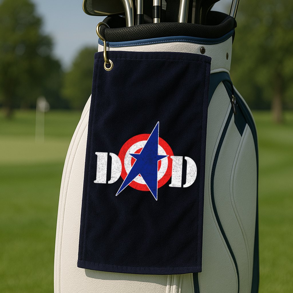 Captain Dad Golf Towel