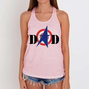 Captain Dad Women's Knotted Racerback Tank