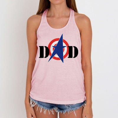 Captain Dad Women's Knotted Racerback Tank