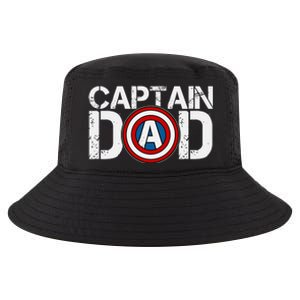 Captain Dad Super Hero Father's Day Cool Comfort Performance Bucket Hat