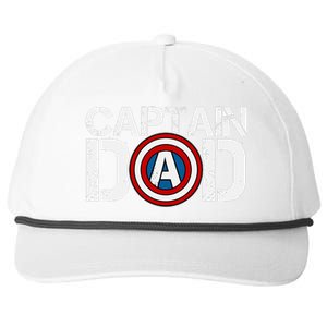 Captain Dad Super Hero Father's Day Snapback Five-Panel Rope Hat