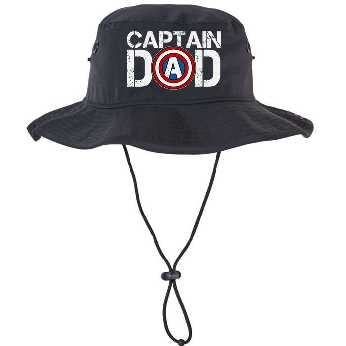 Captain Dad Super Hero Father's Day Bucket Hat