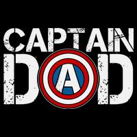 Captain Dad Super Hero Father's Day Bucket Hat