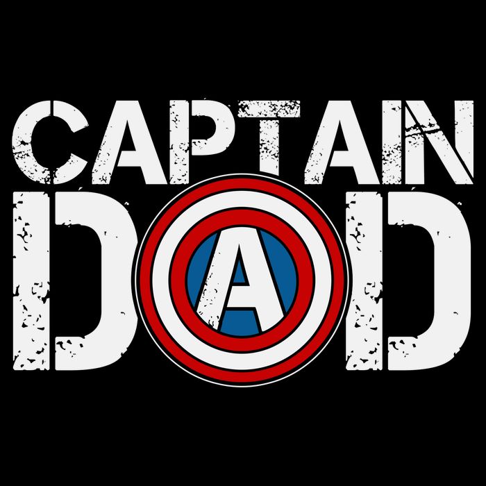 Captain Dad Super Hero Father's Day Bucket Hat