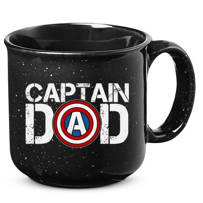 Captain Dad Super Hero Father's Day 15oz Campfire Ceramic Mug