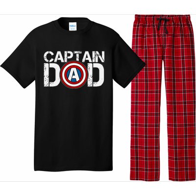 Captain Dad Super Hero Father's Day Pajama Set