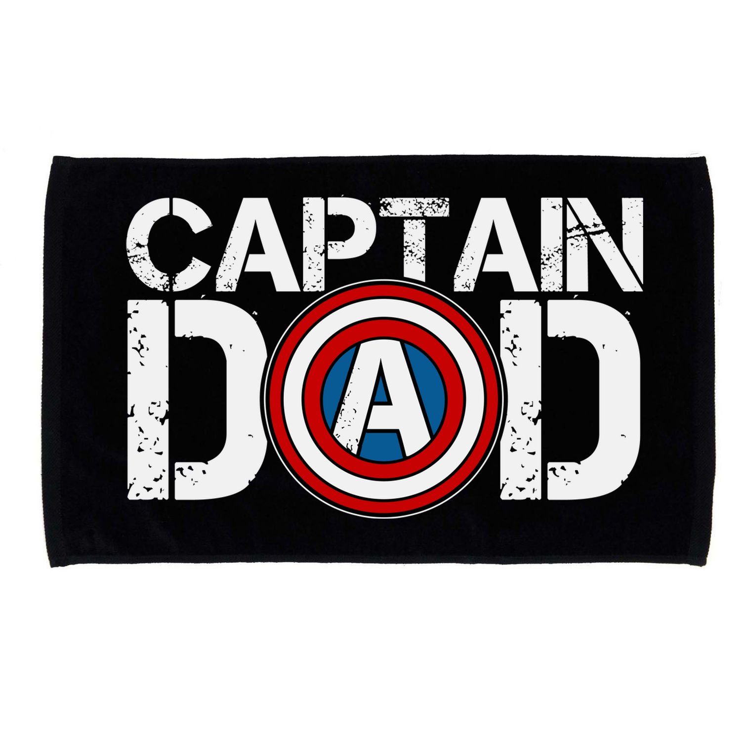 Captain Dad Super Hero Father's Day Microfiber Hand Towel