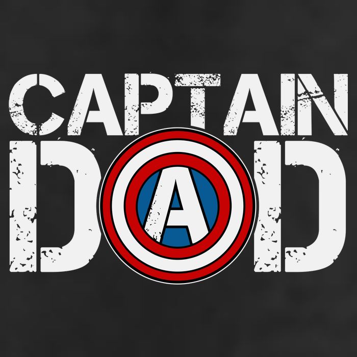 Captain Dad Super Hero Father's Day Microfiber Hand Towel
