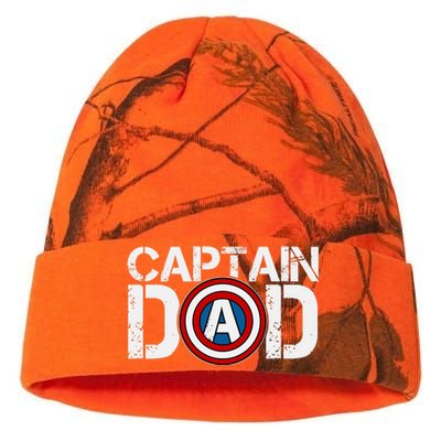 Captain Dad Super Hero Father's Day Kati Licensed 12" Camo Beanie