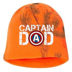 Captain Dad Super Hero Father's Day Kati - Camo Knit Beanie