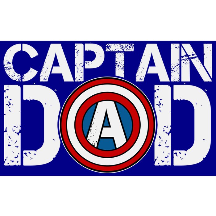 Captain Dad Super Hero Father's Day Bumper Sticker