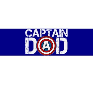 Captain Dad Super Hero Father's Day Bumper Sticker