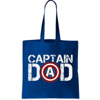 Captain Dad Super Hero Father's Day Tote Bag