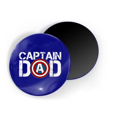 Captain Dad Super Hero Father's Day Magnet