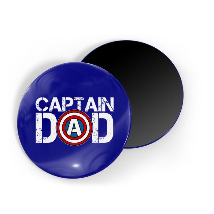 Captain Dad Super Hero Father's Day Magnet