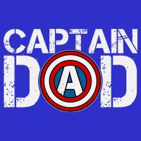 Captain Dad Super Hero Father's Day Kids T-Shirt