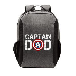 Captain Dad Super Hero Father's Day Vector Backpack