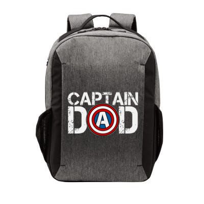 Captain Dad Super Hero Father's Day Vector Backpack