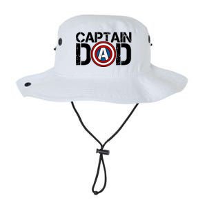 Captain Dad Super Hero Father's Day Legacy Cool Fit Booney Bucket Hat