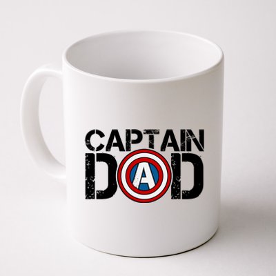 Captain Dad Super Hero Father's Day Coffee Mug