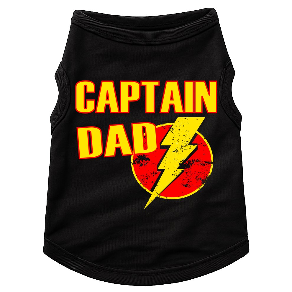 Captain Dad: Superhero Doggie Tank