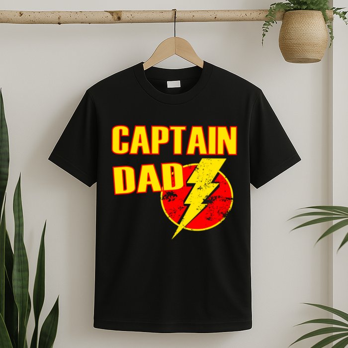 Captain Dad: Superhero T-Shirt