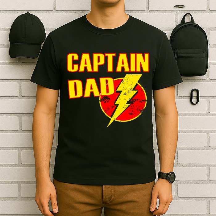 Captain Dad: Superhero T-Shirt
